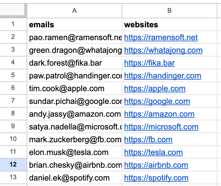 step 1 getting the website address